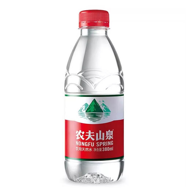 农夫山泉饮用水天然水非矿泉水非纯净水小瓶装380ml*24瓶装整箱